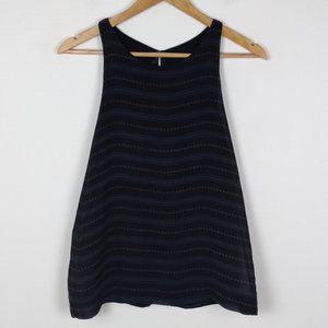 💥 EUC Ann Taylor Sleeveless Layered Open Back Blouse